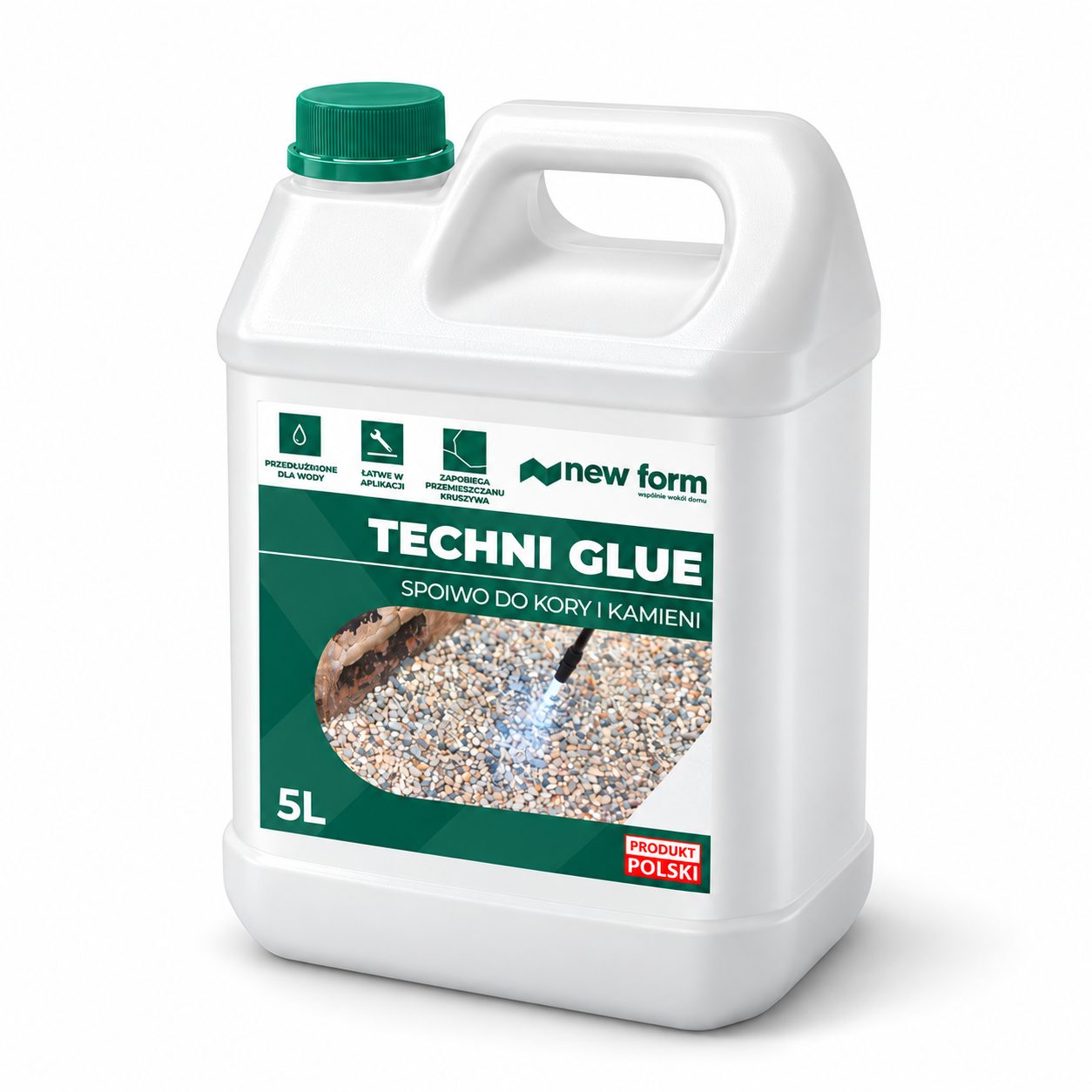 Biały kanister TECHNI GLUE 5L